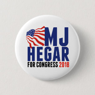 MJ Hegar for Congress 2018 2 Inch Round Button