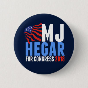 MJ Hegar for Congress 2018 2 Inch Round Button