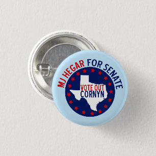 MJ Hegar for Senate 1 Inch Round Button
