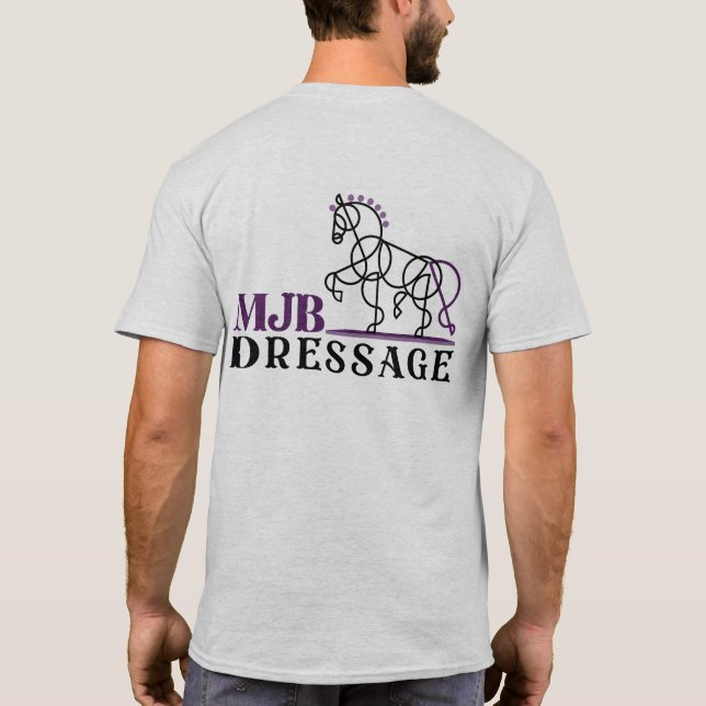 MJB Dressage double icon T shirt (Back)