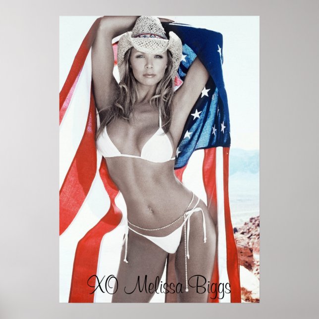MJB Swimsuit Calendar American Shot, XO Melissa... Poster (Front)