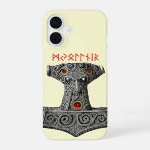 MJOLNIR Hammer of Thor, Viking Mythology T-Shirt C iPhone 16 Case