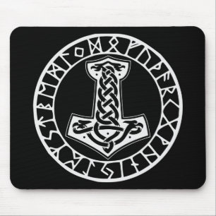 Mjölnir Thor’s Hammer 0022 #USAPatriotGraphics © Mouse Pad