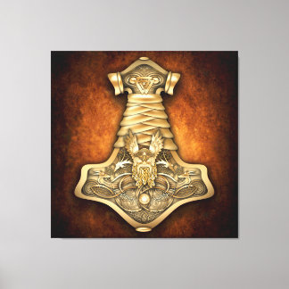 Mjolnir - Thor's Hammer Canvas Print