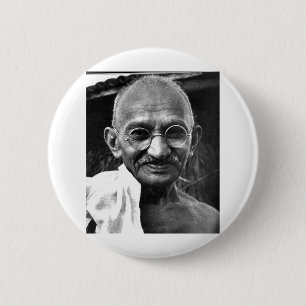 MKGandhi 2 Inch Round Button