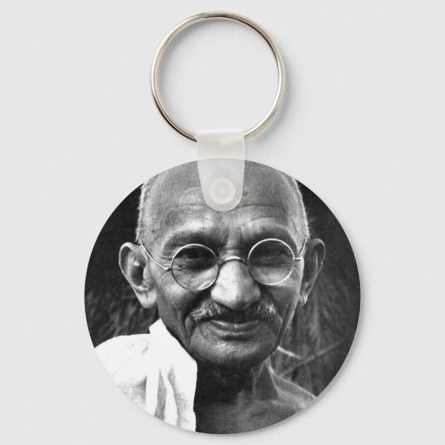 MKGandhi Keychain (Front)