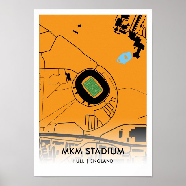 MKM Stadium Poster – Home of Hull City AFC (Front)