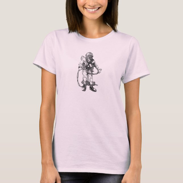 MKV Women's Navy Diver T-Shirt (Front)