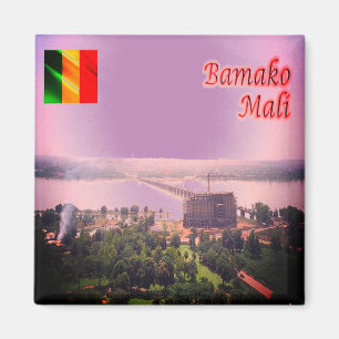 ML - Mali - Bamako Bridge Magnet