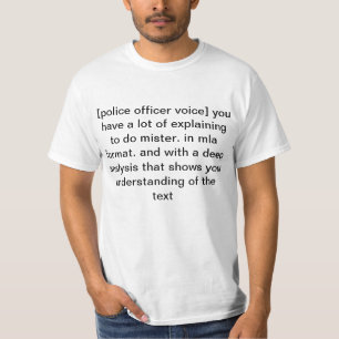 mla format T-Shirt