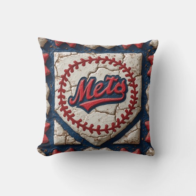 mlb throw pillow (Front)