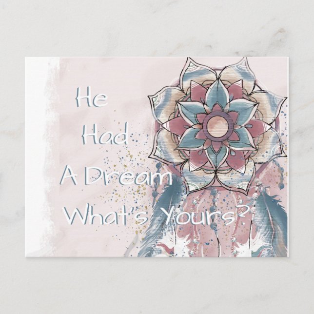 MLK Dreams Postcard (Front)