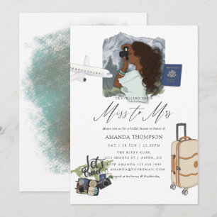 Mlle À Mme Travel Invitation À La Douche Mariale
