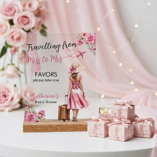 Mlle à Mme Voyage Robe à Nœud Rose Lavage de Bride