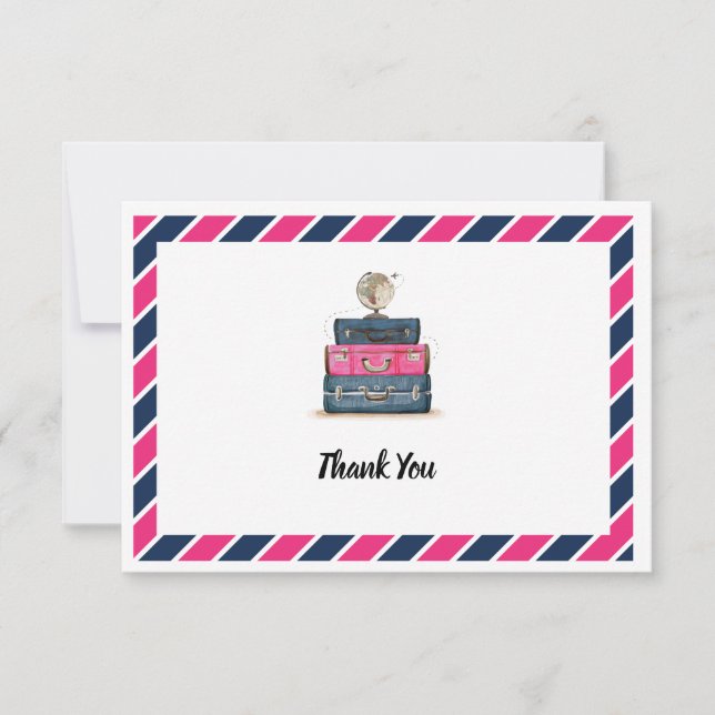 Mlle de Merci de voyage à Mme Navy Pink (Devant)