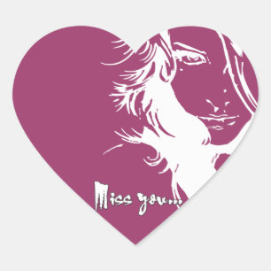 Mlle vous - autocollant