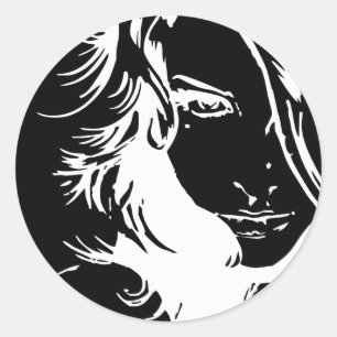 Mlle vous - autocollant