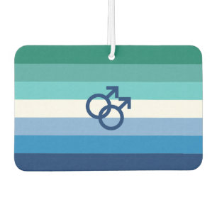 MLM Gay Male Pride Flag Air Freshener