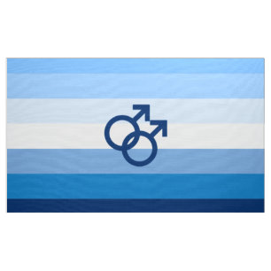 MLM Gay Male Pride Flag Fabric