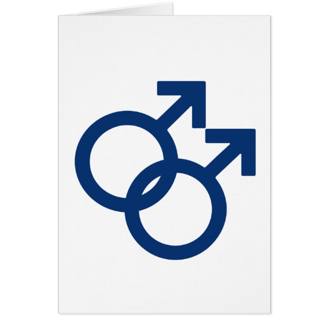 MLM Gay Men Gender Symbol (Front)