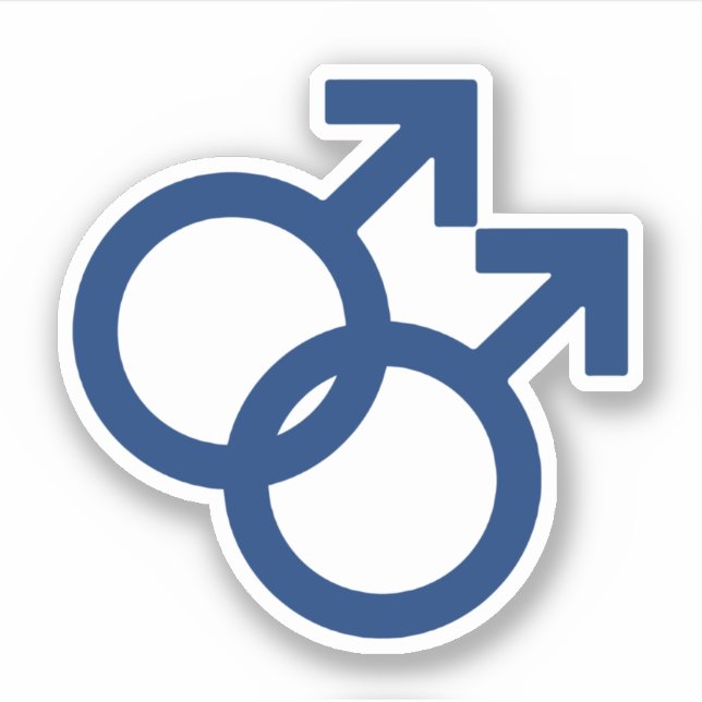 MLM Gay Men Gender Symbol (Front)