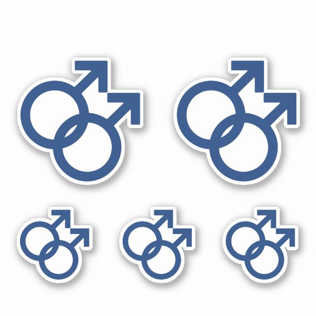 MLM Gay Men Gender Symbol (Front)