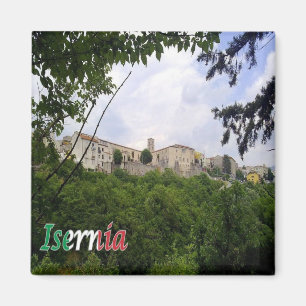 MLS015 ISERNIA, Glimpse, Molise, Italy, Fridge Magnet