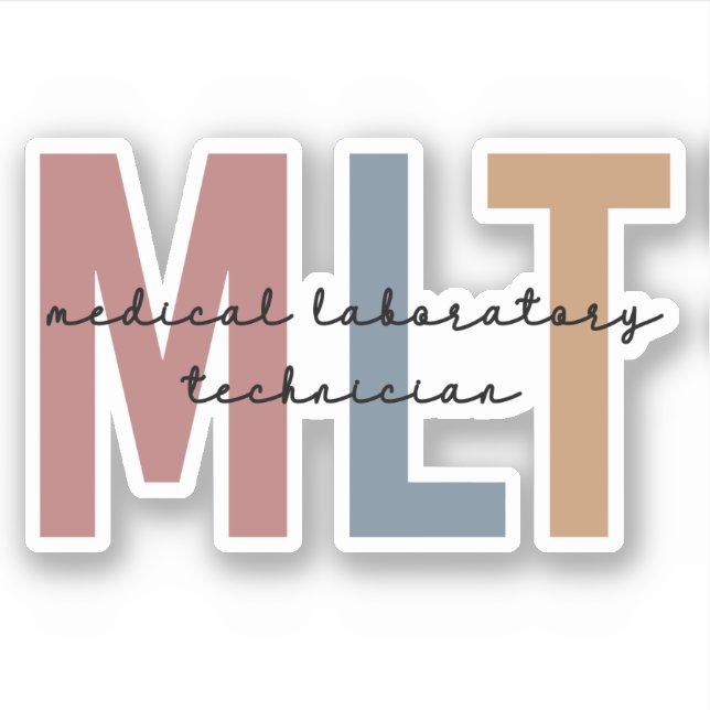 MLT Medical Laboratory Technician Medical Lab Tech (Front)