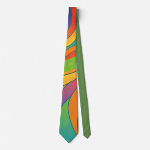 MLTS Chalice Art Colour Tie, Green Tie