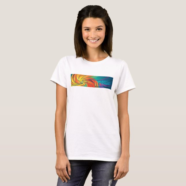 MLTS Chalice Art Design Women's T-shirt, white T-Shirt (Front Full)