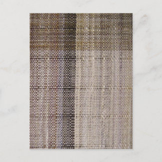 mm handwovens chocolate postcard