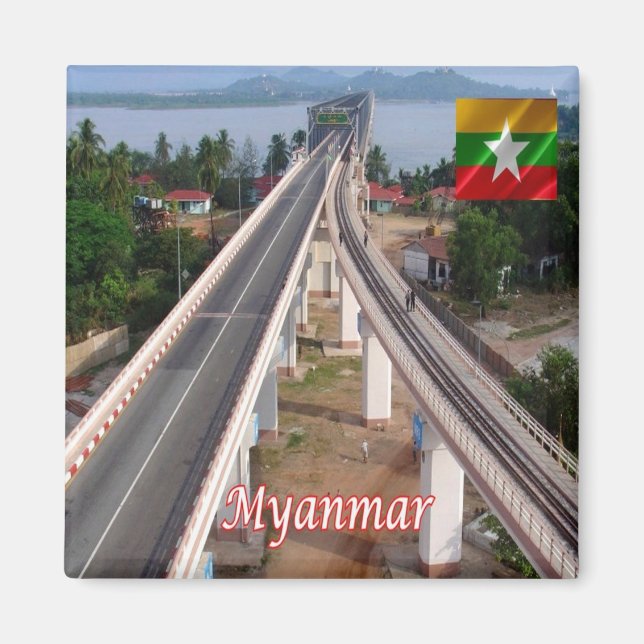 MM - Myanmar Burma - Mawlamyaing Magnet (Front)