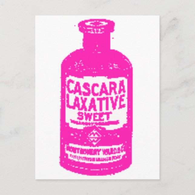 Mm...sweet laxative! postcard (Front)