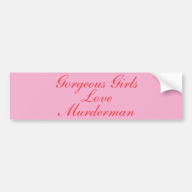 MM Women's Bumper Sticker (Front)