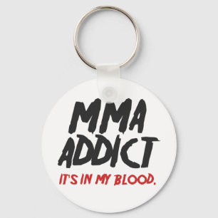 MMA addict Keychain