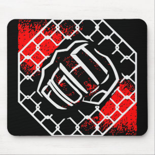 MMA Cage Fighting Fist  #USAPatriotGraphics  © Mouse Pad