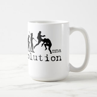 MMA Evolution Chart Flying Knee Mug