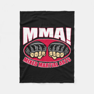 MMA Fists Fleece Blanket
