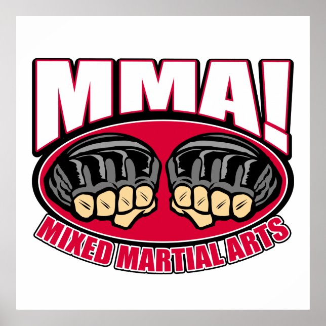MMA Fists Poster (Front)