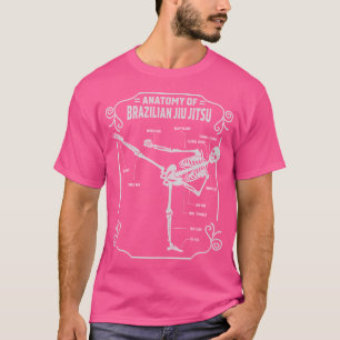 Mma Grappling Gift Anatomy Of Bjj Brazilian Jiu Ji T-Shirt