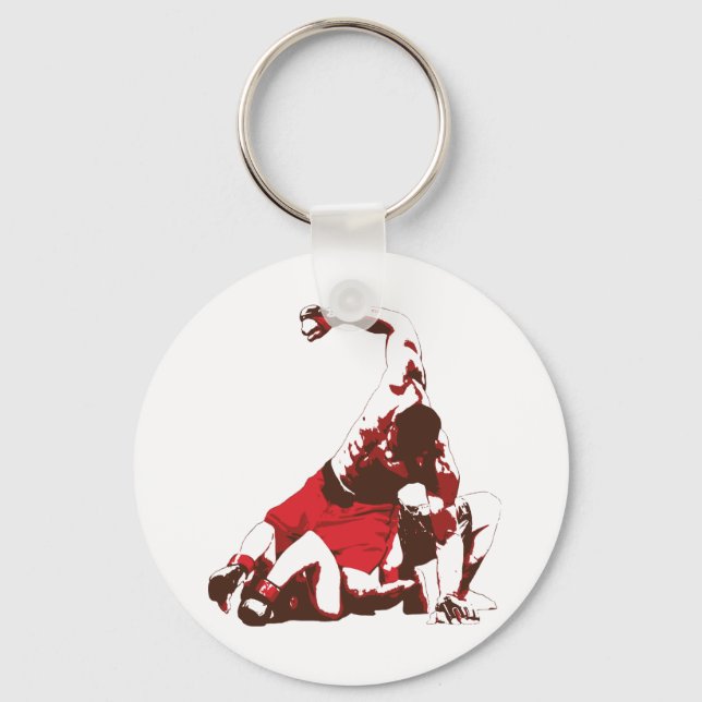 MMA Ground & Pound Keychain (Front)