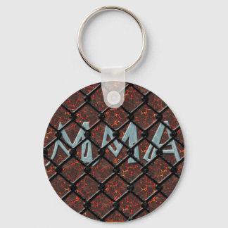 MMA in Caged Keychain