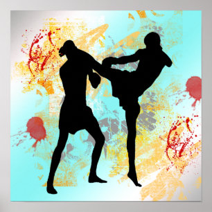 MMA Kick poster