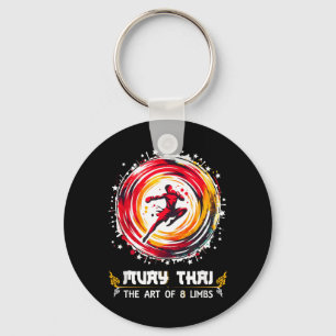 MMA Kickboxing Thai Boxing Art of Eight Limbs Muay Keychain