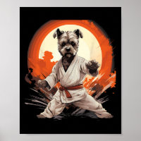 Mma Miniature Schnauzer Dog Karate Men Women Kids