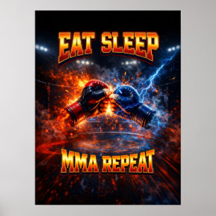 MMA Mixed Martial Arts Bootleg Poster