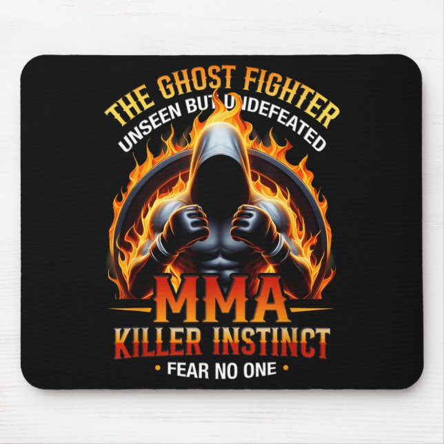 MMA Mixed Martial Arts Fighter Training Combat Mouse Pad (Front)
