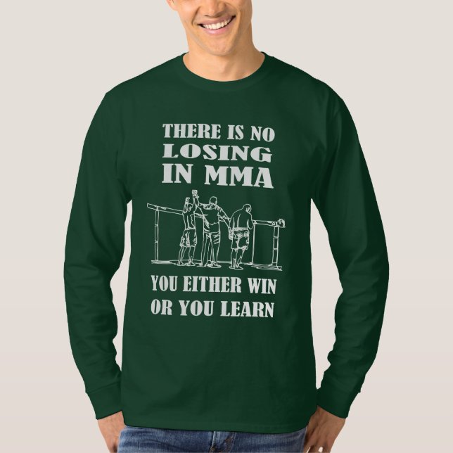 MMA Mixed Martial Arts Long Sleeve Shirt (Front)