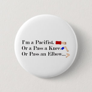 MMA Pacifist Humour Design 2 Inch Round Button