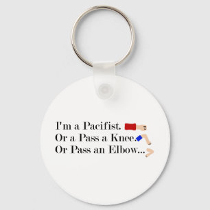 MMA Pacifist Humour Design Keychain